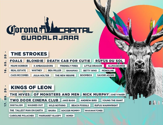 Corona Capital Guadalajara 2020 lineup
