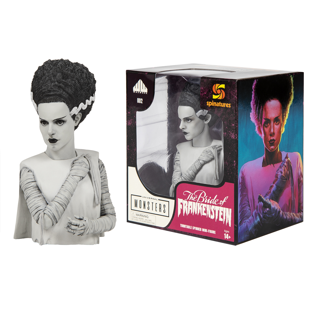 The Bride of Frankenstein Gets Waxwork Vinyl Release and New Spinature Figurine