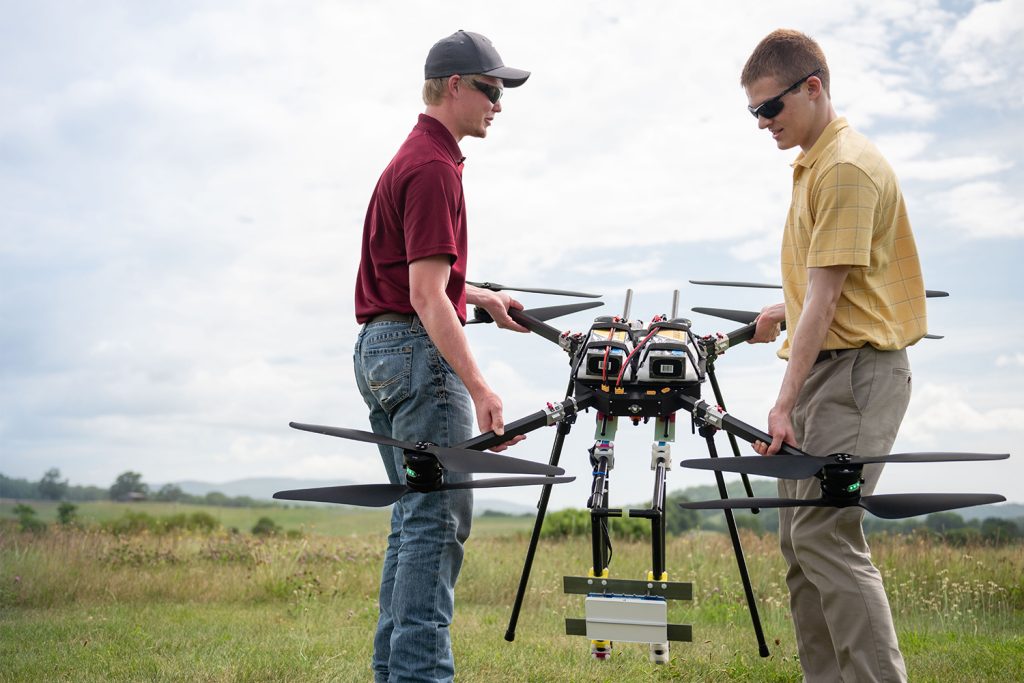 Virginia Tech drone tests