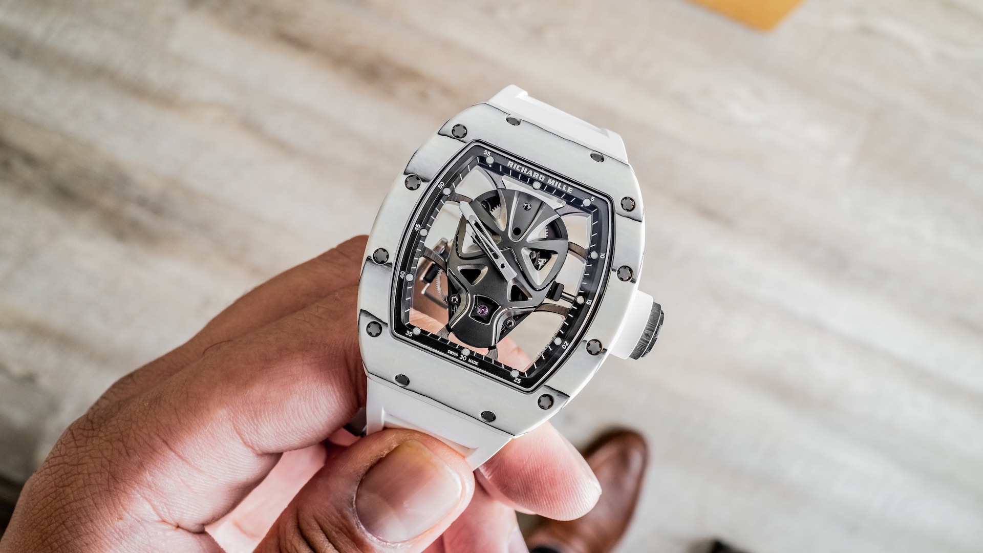 Hands-On: The $700,000 Richard Mille RM 52-06 Tourbillon Skull Watch Hands-On 