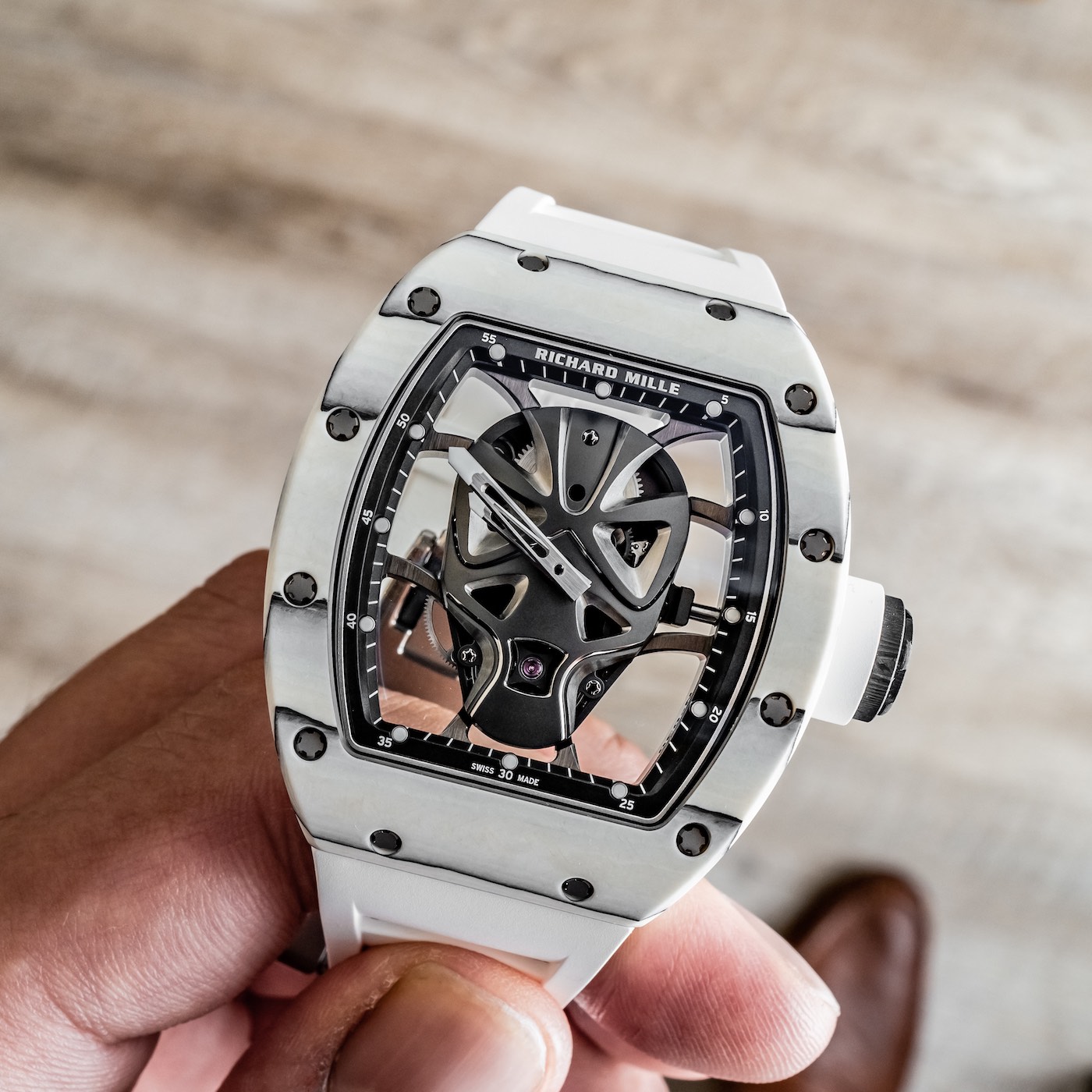 Hands-On: The $700,000 Richard Mille RM 52-06 Tourbillon Skull Watch Hands-On 