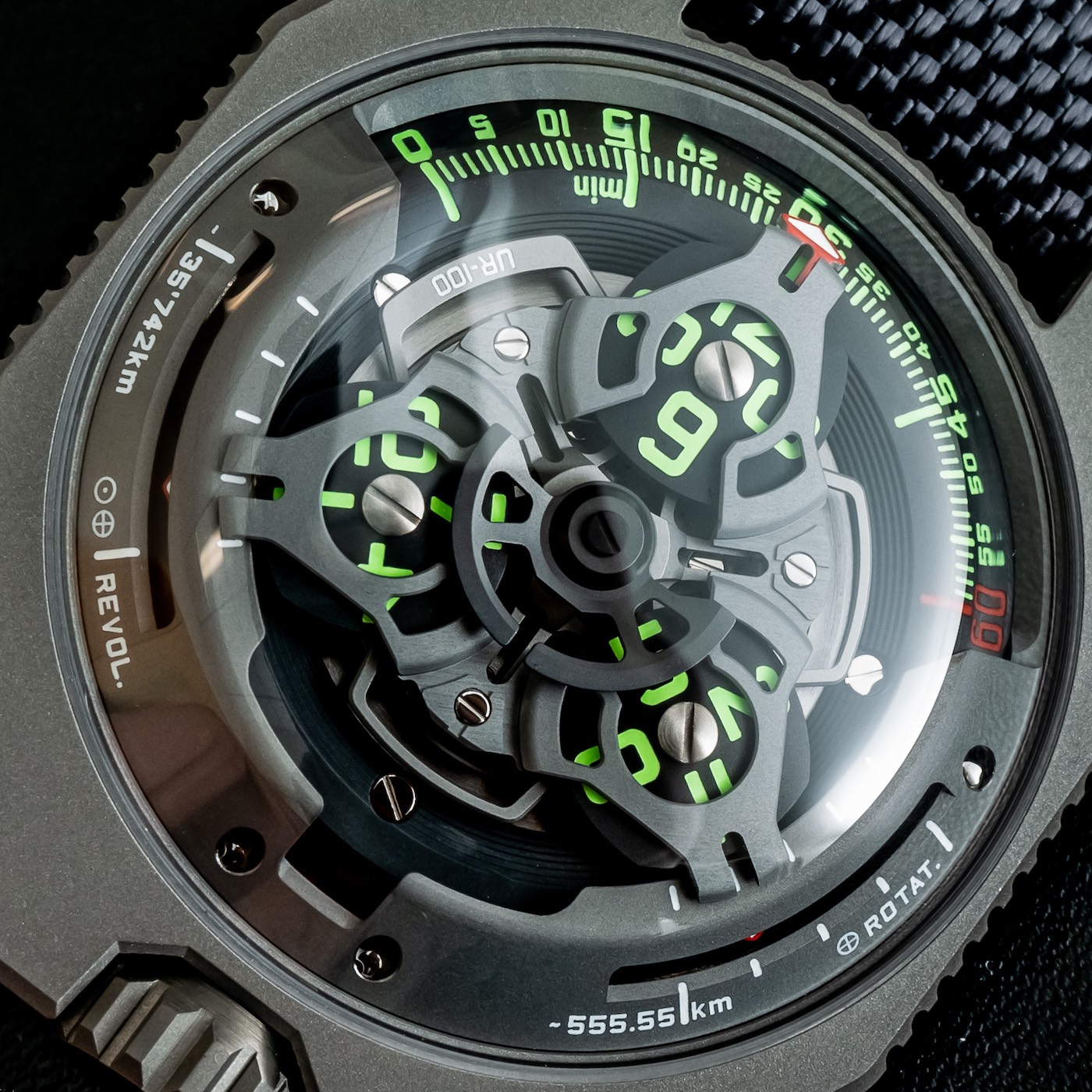 Hands-On Debut: Urwerk UR-100 SpaceTime Watch In GunMetal Hands-On 