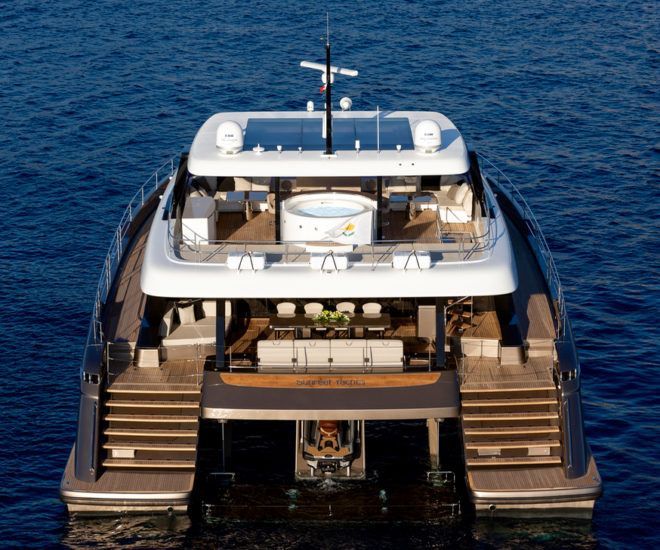 The 80 Sunreef Power world premiere was held at Cannes last September