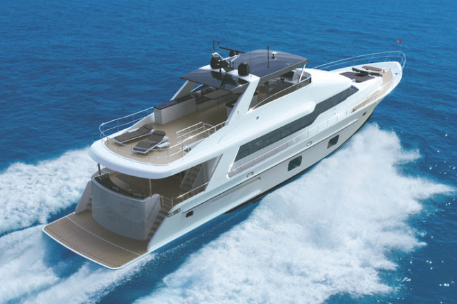 Designed by Jozeph Forakis, the first CLB88 is set to be shipped to the US and appear at the Newport (Sep 17-20) and Fort Lauderdale (Oct 28-Nov 1) shows