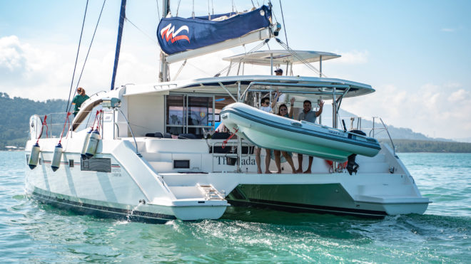 A Moorings 4800 was showcased at the first Thailand Charter Week last November