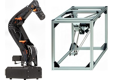 “Low-cost automation” is a new program from Igus that includes the four- or five-axis Robolink articulated robot and drylin delta or spider robot.