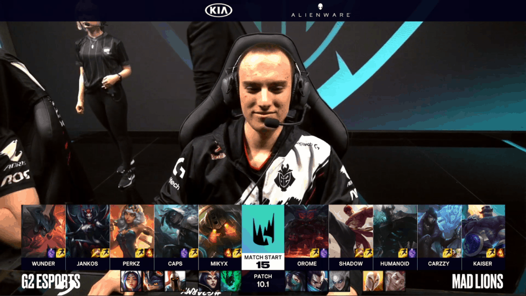 G2 Esports vs MAD Lions Perkz Week one day one lec