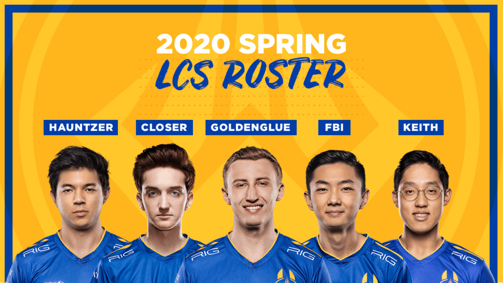 Golden Guardians GGS Roster LCS 2020