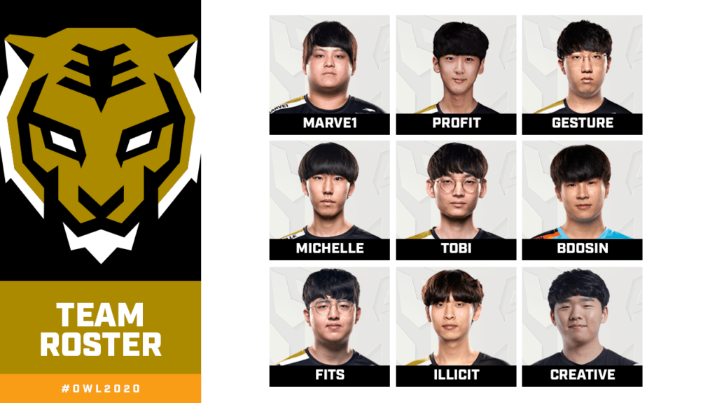 Seoul Dynasty Overwatch League 2020 roster