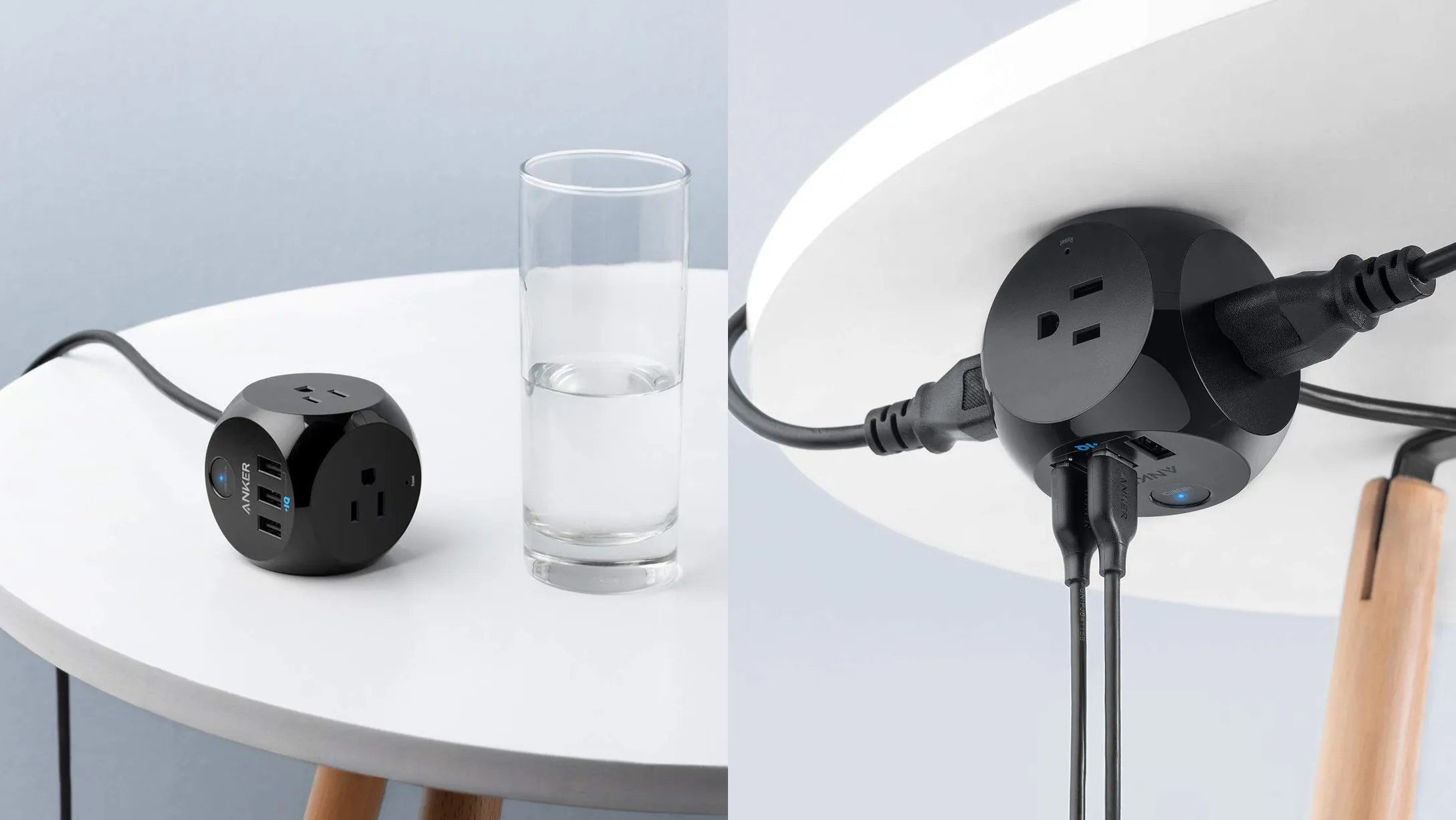 Get all the outlet space you need without a bulky power strip.