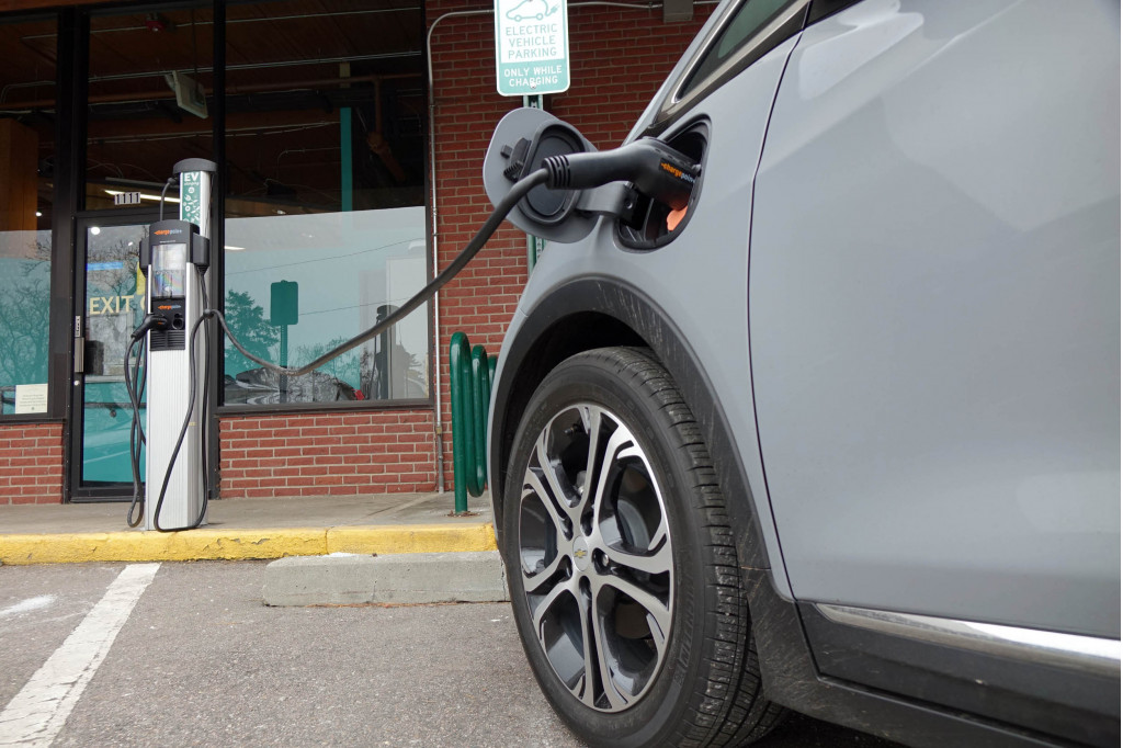 2019 Chevrolet Bolt EV at public charging station
