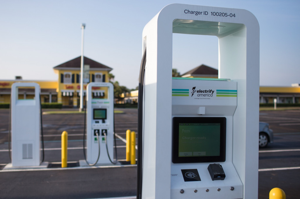 Electrify America DC fast chargers