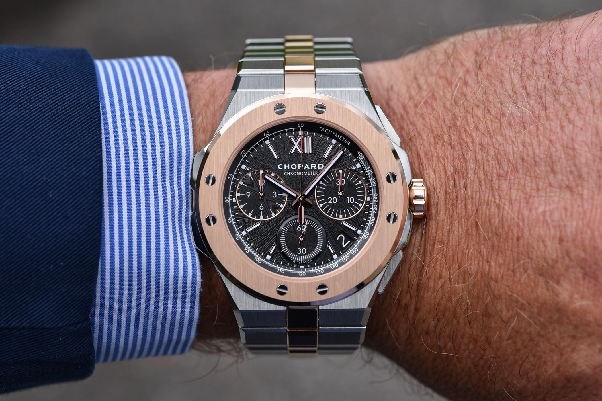 Chopard Alpine Eagle XL Chrono Lucent Steel and rose gold