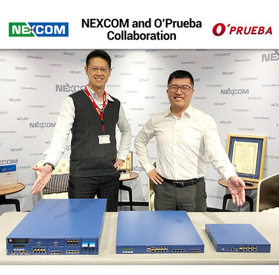 Left: Allan Chiu, Head of NCS ODM1 BU, NEXCOM International
Right: Gavin Hsu, CEO, O'Prueba Technology Inc.