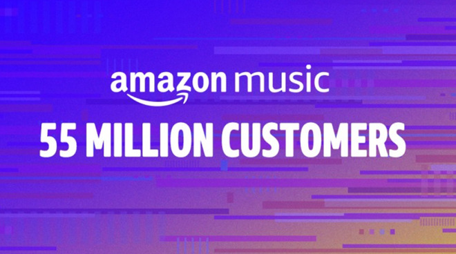 Amazon Music continues to gain on both Apple Music and Spotify, with a paid user base of over 55 million subscribers.