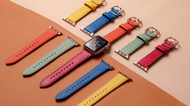 Casetify Dual-color Leather Watch Band