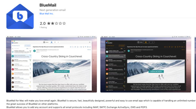 Blix's BlueMail is back on the Mac App Store after eight months