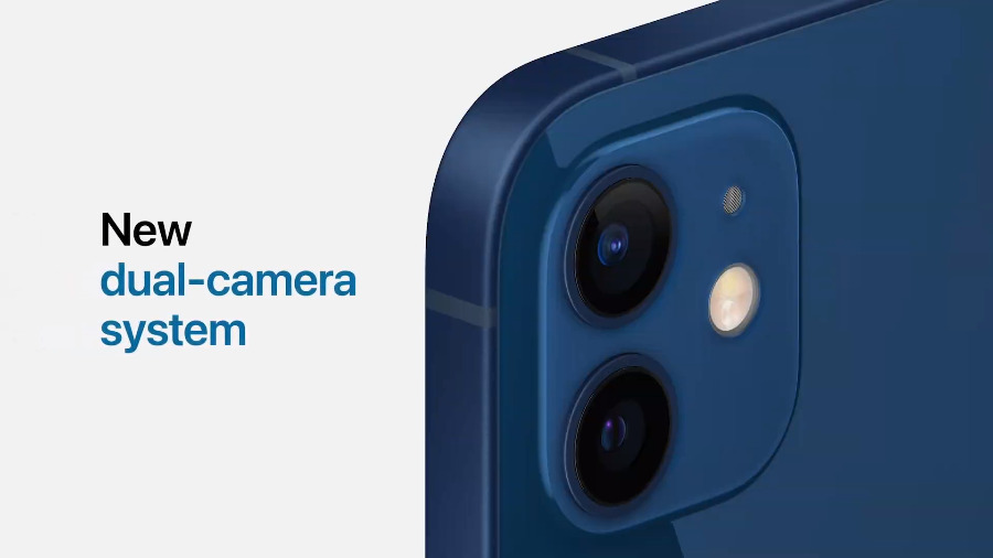 The iPhone 12 retains a dual camera system, but it's improved