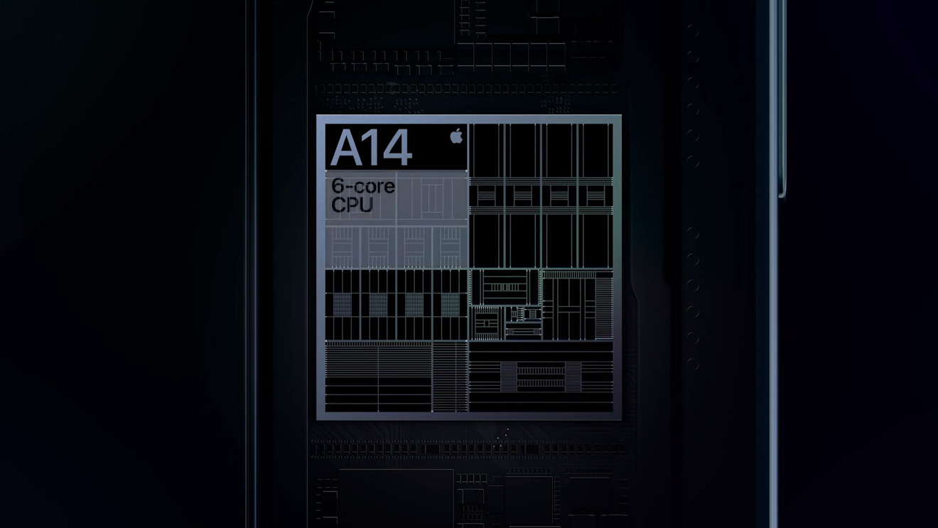 The A14 SoC, used in the entire iPhone 12 range.