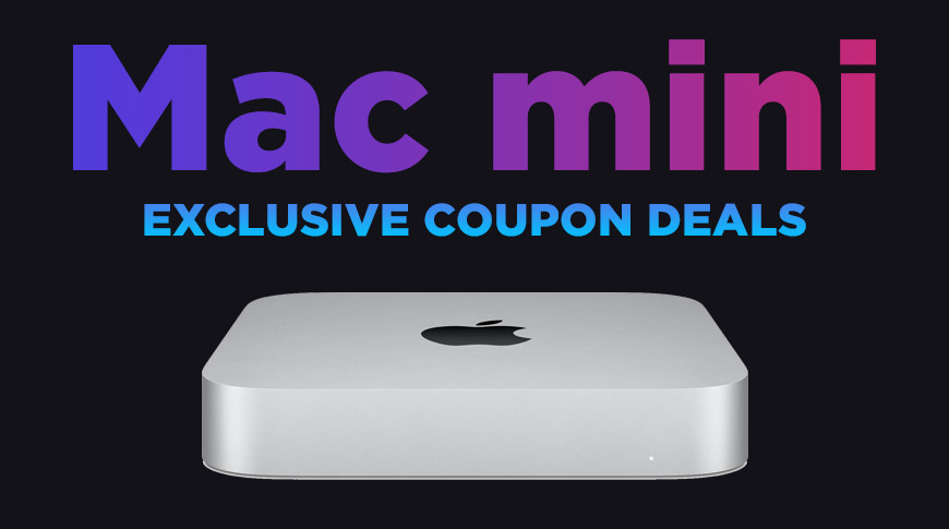 New Mac mini with Apple M1 processor coupon