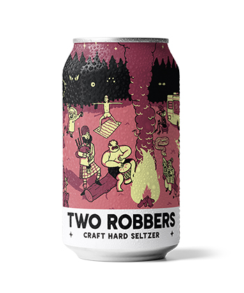 Two Robbers Black Cherry Lemon is one of the best hard seltzers for fall 2020